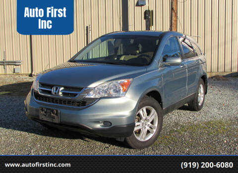 2010 Honda CR-V for sale at Auto First Inc in Durham NC