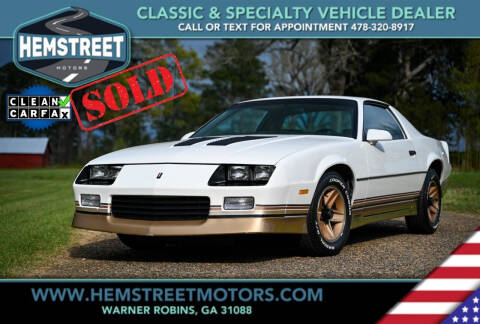 1985 Chevrolet Camaro for sale at Hemstreet Motors in Warner Robins GA