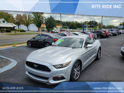 2016 Ford Mustang for sale at Rite Ride Inc in Murfreesboro TN
