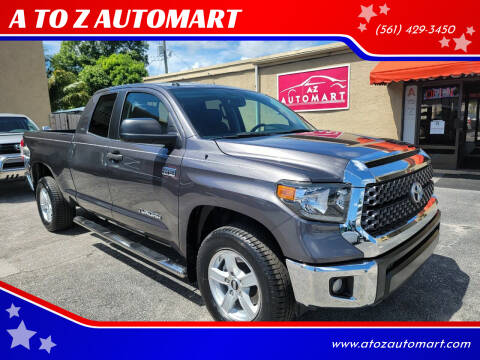 2014 Toyota Tundra for sale at A TO Z  AUTOMART in West Palm Beach FL