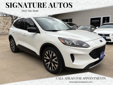 2020 Ford Escape Hybrid for sale at Signature Autos in Austin TX