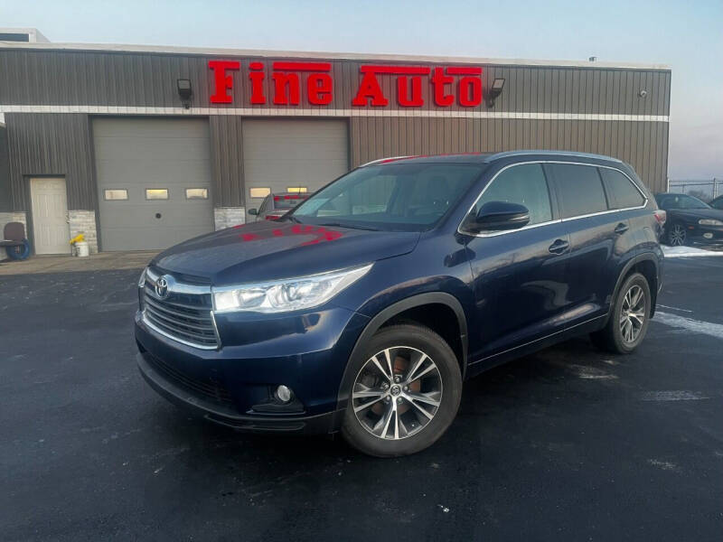 2016 Toyota Highlander for sale at Fine Auto Sales in Cudahy WI