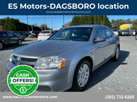 2014 Dodge Avenger for sale at ES Motors-DAGSBORO location in Dagsboro DE