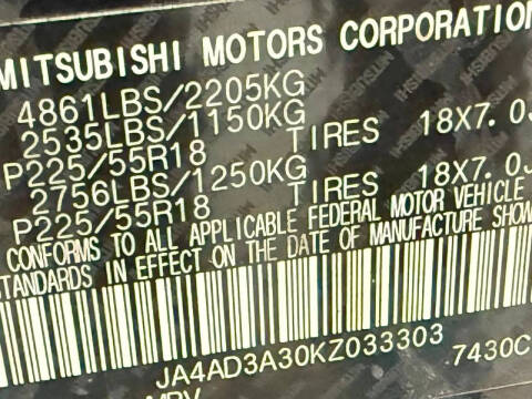 2019 Mitsubishi Outlander