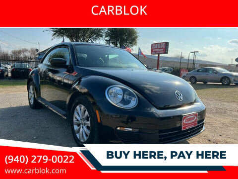 2015 Volkswagen Beetle for sale at CARBLOK in Lewisville TX