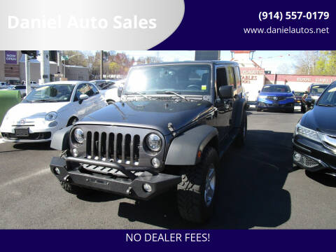 2017 Jeep Wrangler Unlimited for sale at Daniel Auto Sales in Yonkers NY