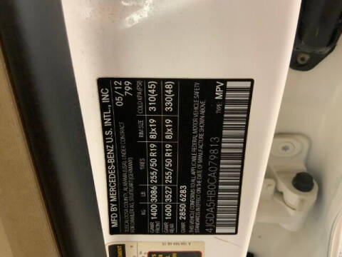 2012 Mercedes-Benz M-Class ML 350