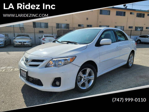 2012 Toyota Corolla for sale at LA Ridez Inc in North Hollywood CA