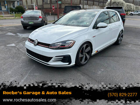2020 Volkswagen Golf GTI for sale at Roche's Garage & Auto Sales in Wilkes-Barre PA