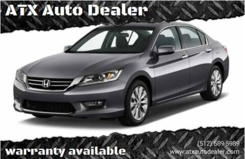 2014 Honda Accord for sale at ATX Auto Dealer in Kyle TX