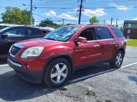 2012 GMC Acadia for sale at WOOD MOTOR COMPANY in Madison TN