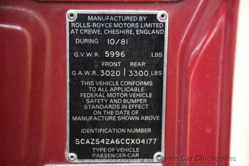 1982 Rolls-Royce Silver Spirit