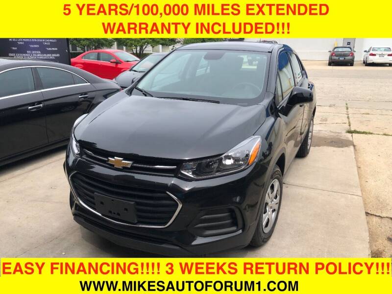 2017 Chevrolet Trax for sale at Mikes Auto Forum in Bensenville IL