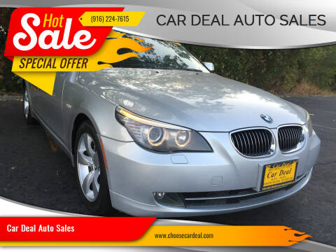 2008 BMW 5 Series for sale at Car Deal Auto Sales in Sacramento CA