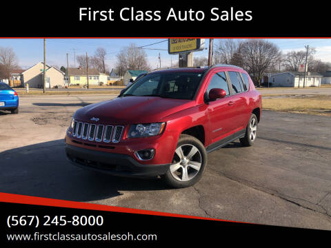 2016 Jeep Compass for sale at First Class Auto Sales in Fostoria OH