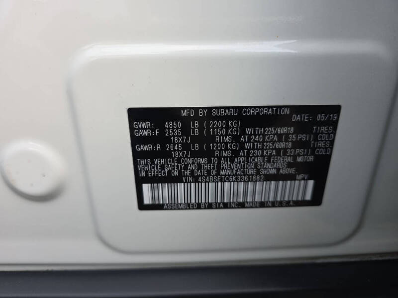 2019 Subaru Outback 3.6R Touring