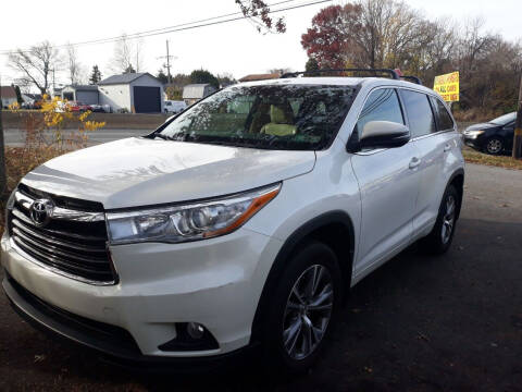 2015 Toyota Highlander for sale at GALANTE AUTO SALES LLC in Aston PA