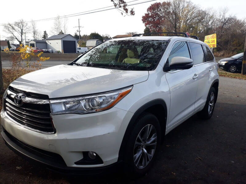2015 Toyota Highlander for sale at GALANTE AUTO SALES LLC in Aston PA
