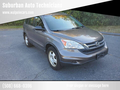 2010 Honda CR-V for sale at Suburban Auto Technicians LLC in Walpole MA