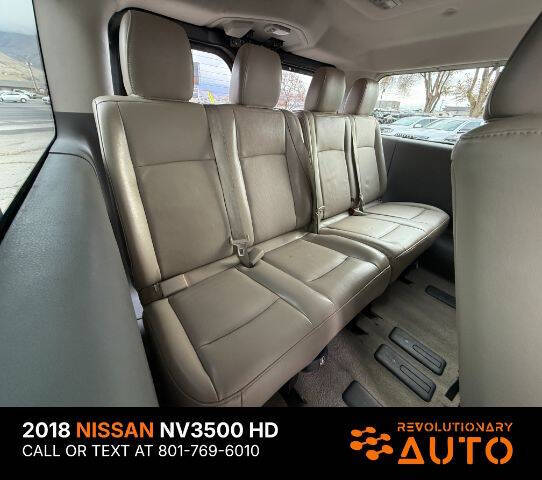 2018 Nissan NV 3500 HD SL