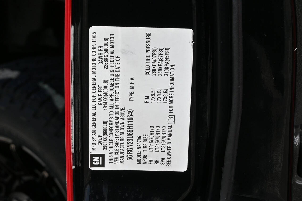 2006 HUMMER H2 89
