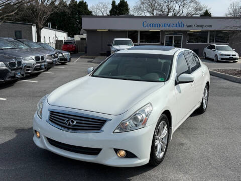 2012 Infiniti G37 Sedan for sale at Commonwealth Auto Group in Virginia Beach VA