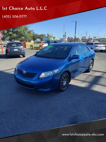 2009 Toyota Corolla for sale at 1st Choice Auto L.L.C in Moore OK