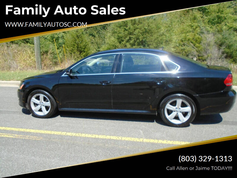 2015 Volkswagen Passat for sale at Family Auto Sales in Rock Hill SC