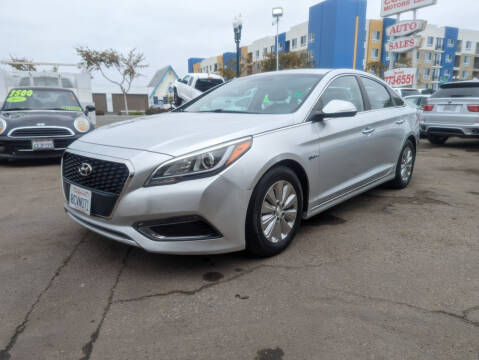 2017 Hyundai Sonata Hybrid for sale at Convoy Motors LLC in National City CA