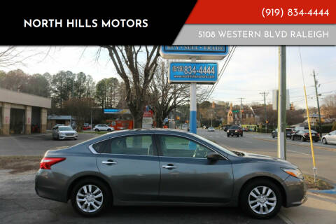 2016 Nissan Altima for sale at NORTH HILLS MOTORS in Raleigh NC