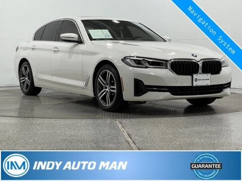 2021 BMW 5 Series for sale at INDY AUTO MAN in Indianapolis IN
