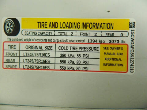 2019 Chevrolet Express 2500