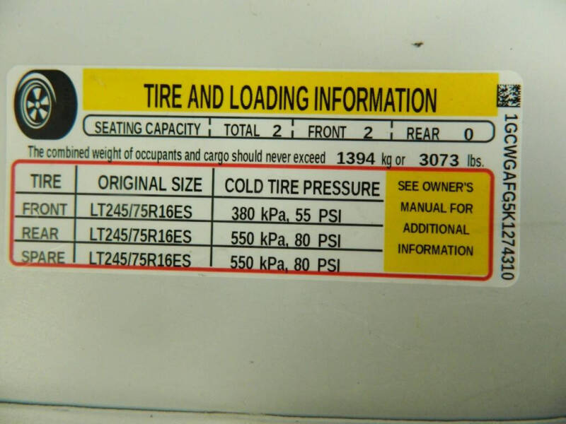 2019 Chevrolet Express 2500