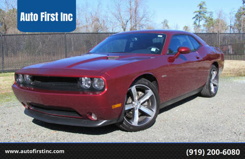 2014 Dodge Challenger for sale at Auto First Inc in Durham NC