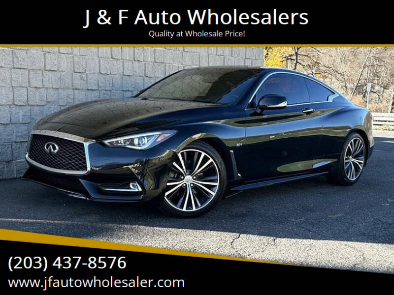 2017 Infiniti Q60 for sale at J & F Auto Wholesalers in Waterbury CT