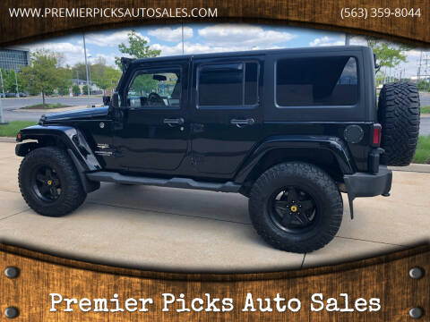 2012 Jeep Wrangler Unlimited for sale at Premier Picks Auto Sales in Bettendorf IA