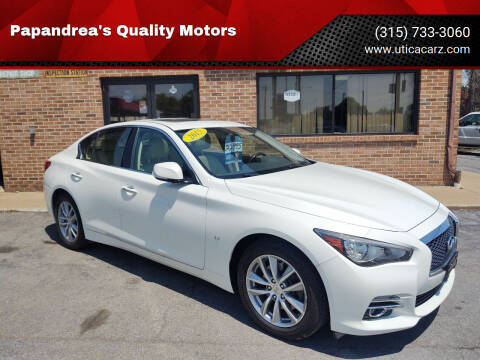 2015 Infiniti Q50 for sale at Papandrea's Quality Motors in Utica NY