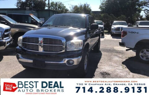 2007 Dodge Ram 1500 for sale at Best Deal Auto Brokers in Orange CA