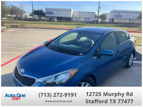 2015 Kia Forte for sale at Auto One USA in Stafford TX