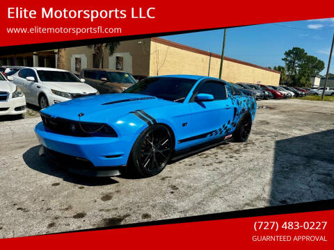 2010 Ford Mustang for sale at Elite Motorsports LLC in Saint Petersburg FL