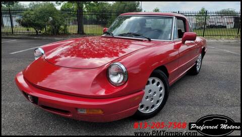 1992 Alfa Romeo Spider for sale at PREFERRED MOTORS in Tampa FL