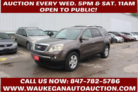 2009 GMC Acadia for sale at Waukegan Auto Auction in Waukegan IL