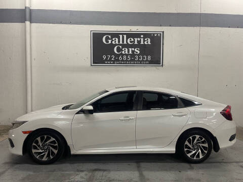 2016 Honda Civic for sale at Galleria Cars in Dallas TX