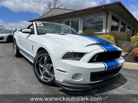 2014 Ford Shelby GT500 for sale at WARWICK AUTOPARK LLC in Lititz PA