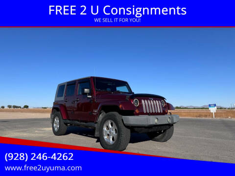 2007 Jeep Wrangler Unlimited for sale at FREE 2 U Consignments in Yuma AZ