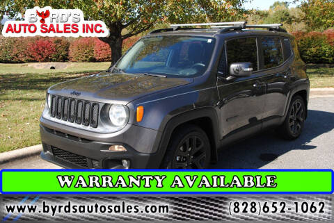 2017 Jeep Renegade for sale at Byrds Auto Sales in Marion NC
