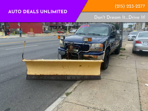 2000 GMC Sierra 1500 for sale at AUTO DEALS UNLIMITED in Philadelphia PA
