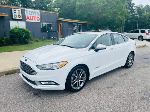 2017 Ford Fusion Hybrid for sale at Town Auto in Chesapeake VA