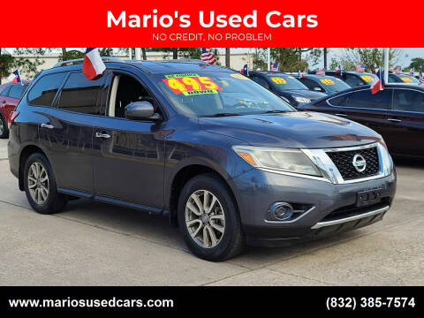 2014 Nissan Pathfinder for sale at Mario's Used Cars in Houston TX