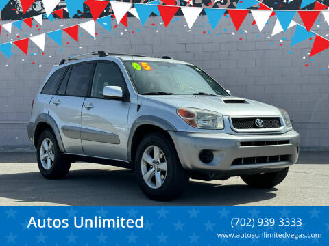 2005 Toyota RAV4 for sale at Autos Unlimited in Las Vegas NV